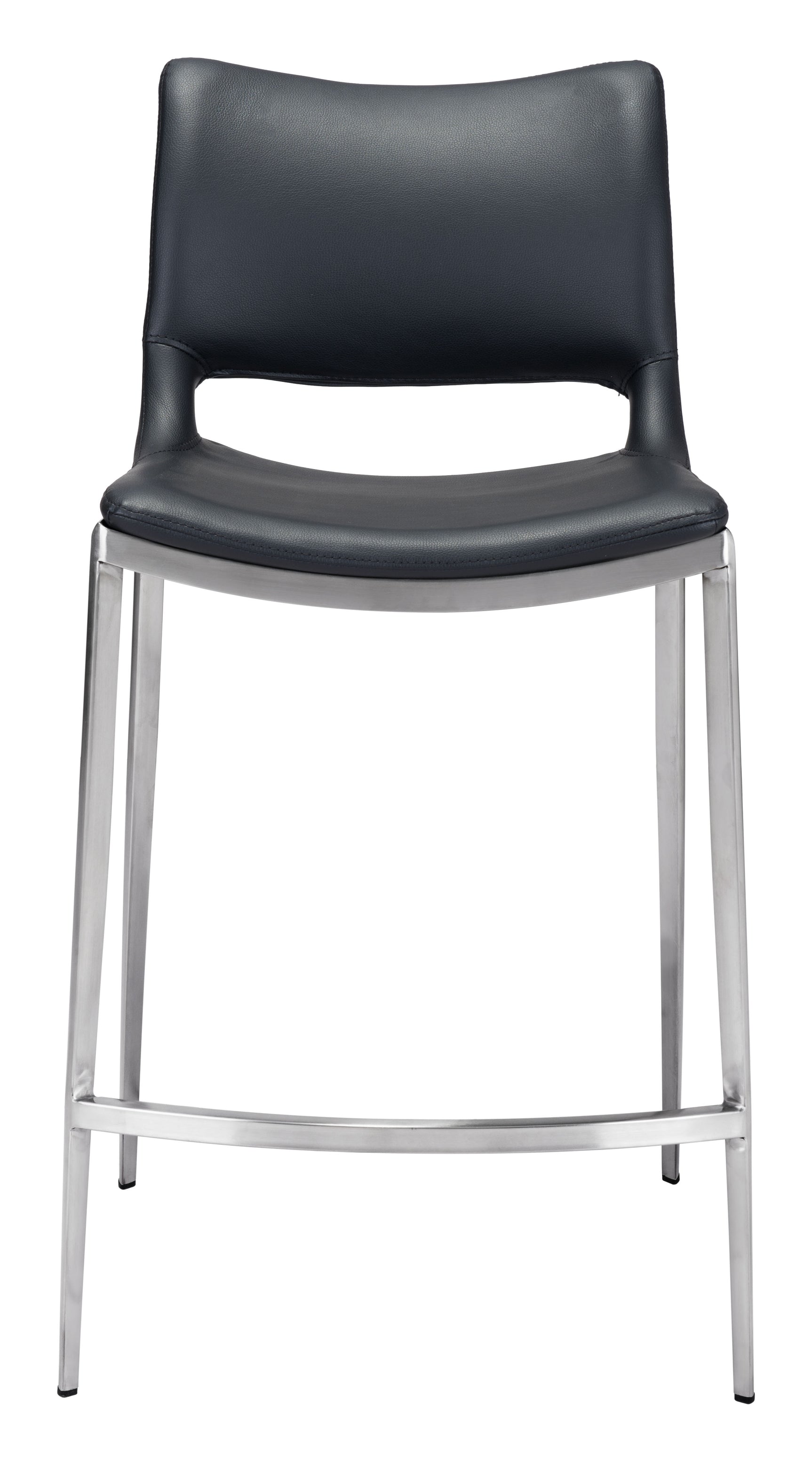 Ace Black & Silver Counter Stool (Set of 2)