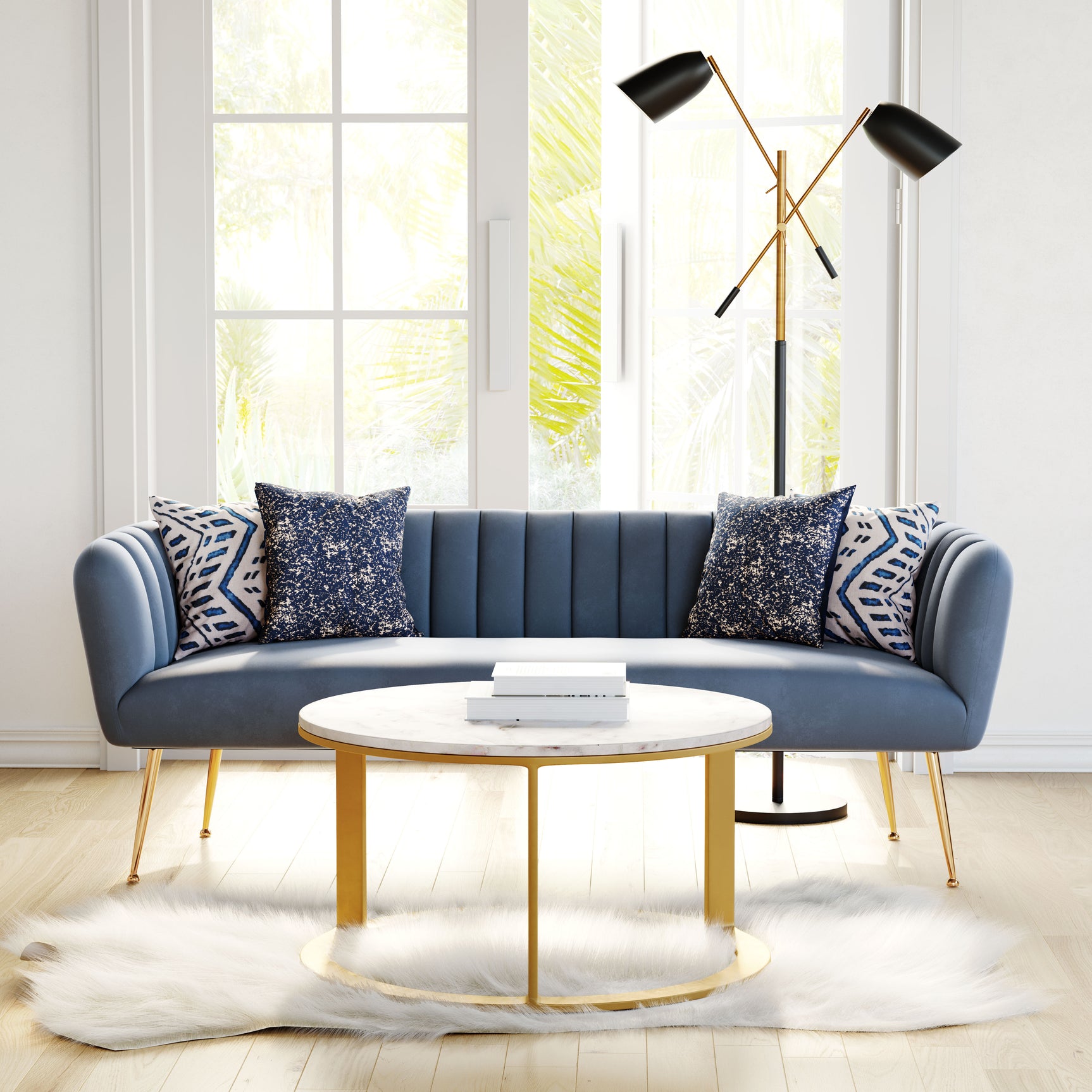 Deco Gray Sofa