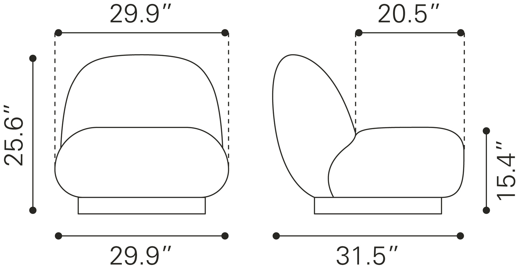 Myanmar Cream Accent Chair