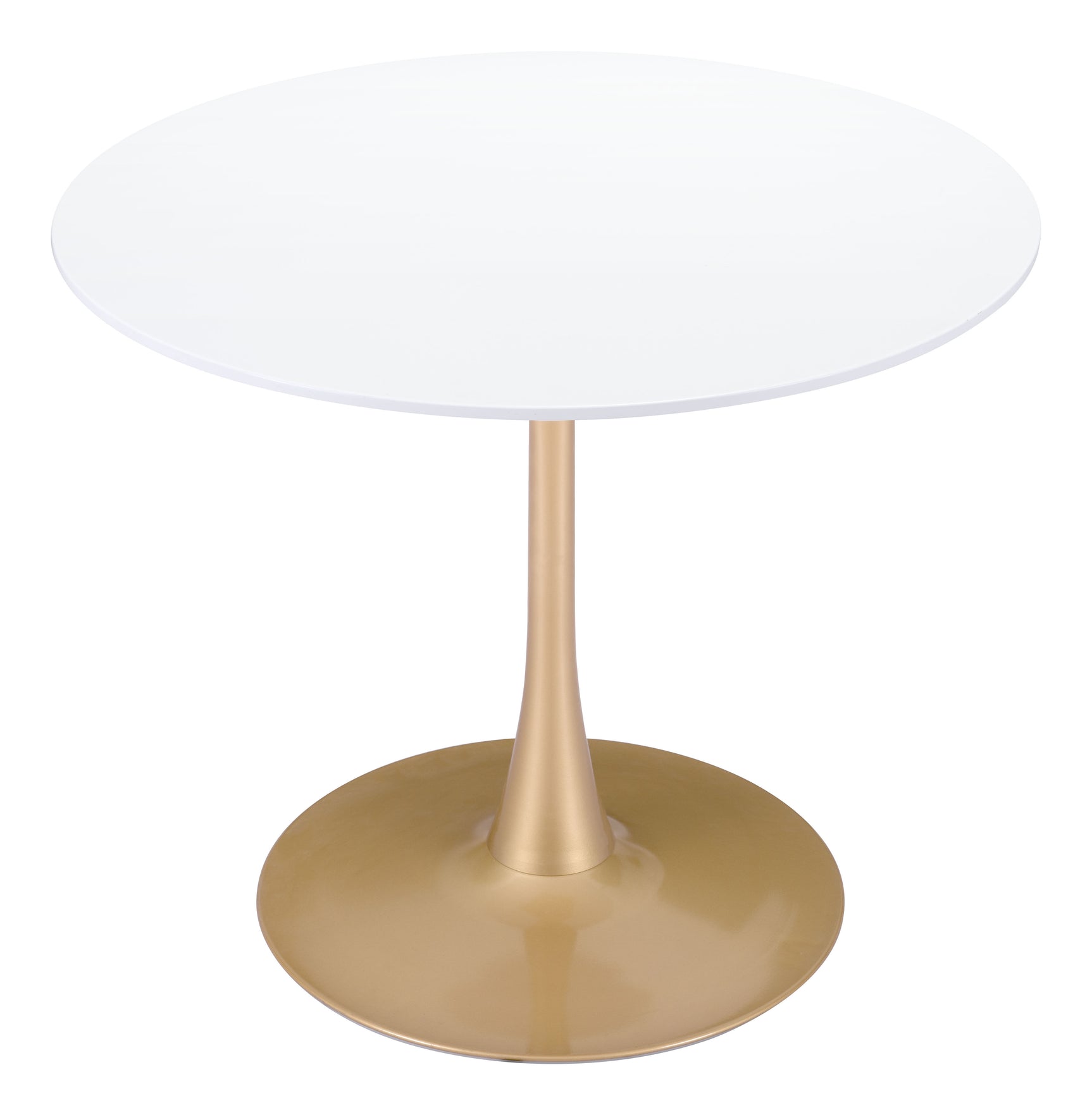Opus White & Gold Dining Table
