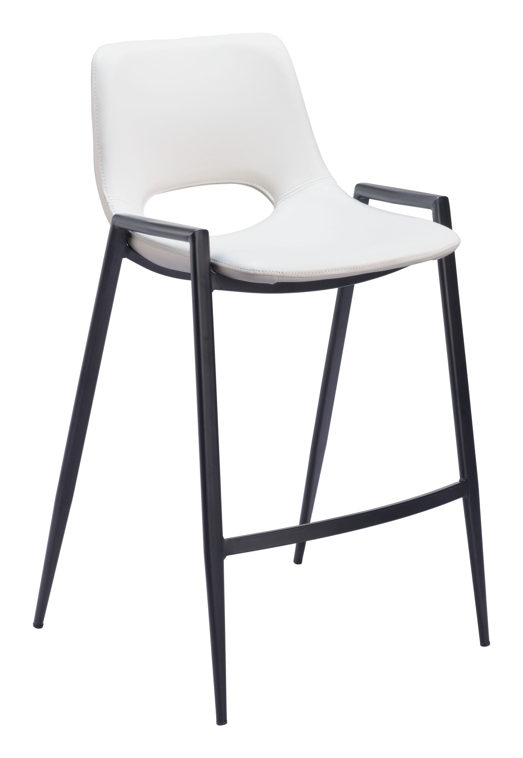 Desi White Counter Stool (Set of 2)