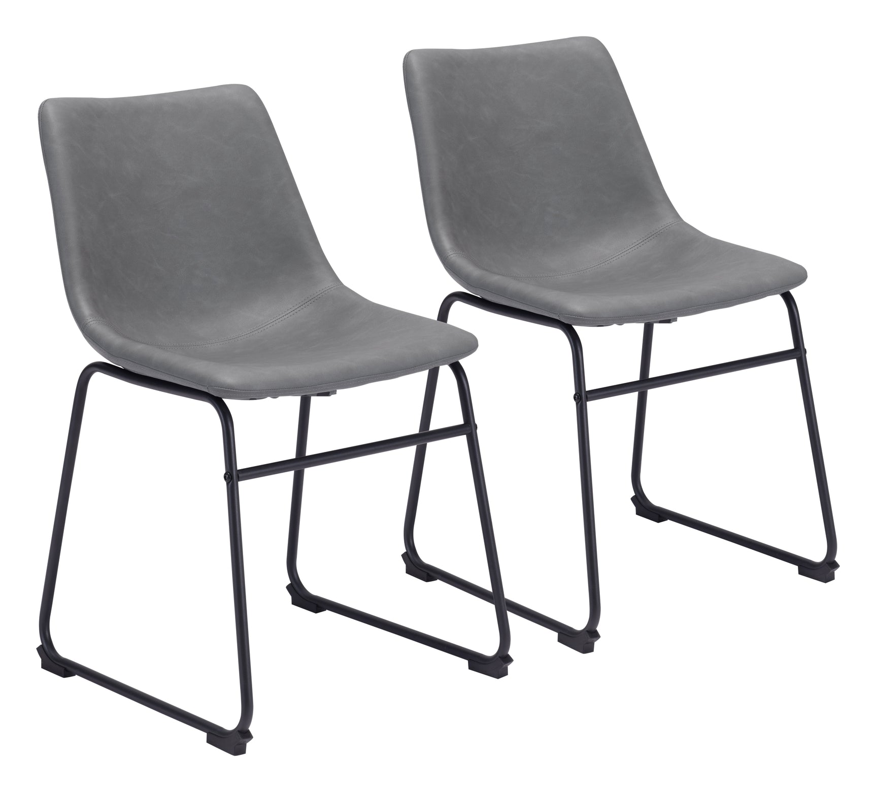 Smart Charcoal Dining Chair (Set of 2)