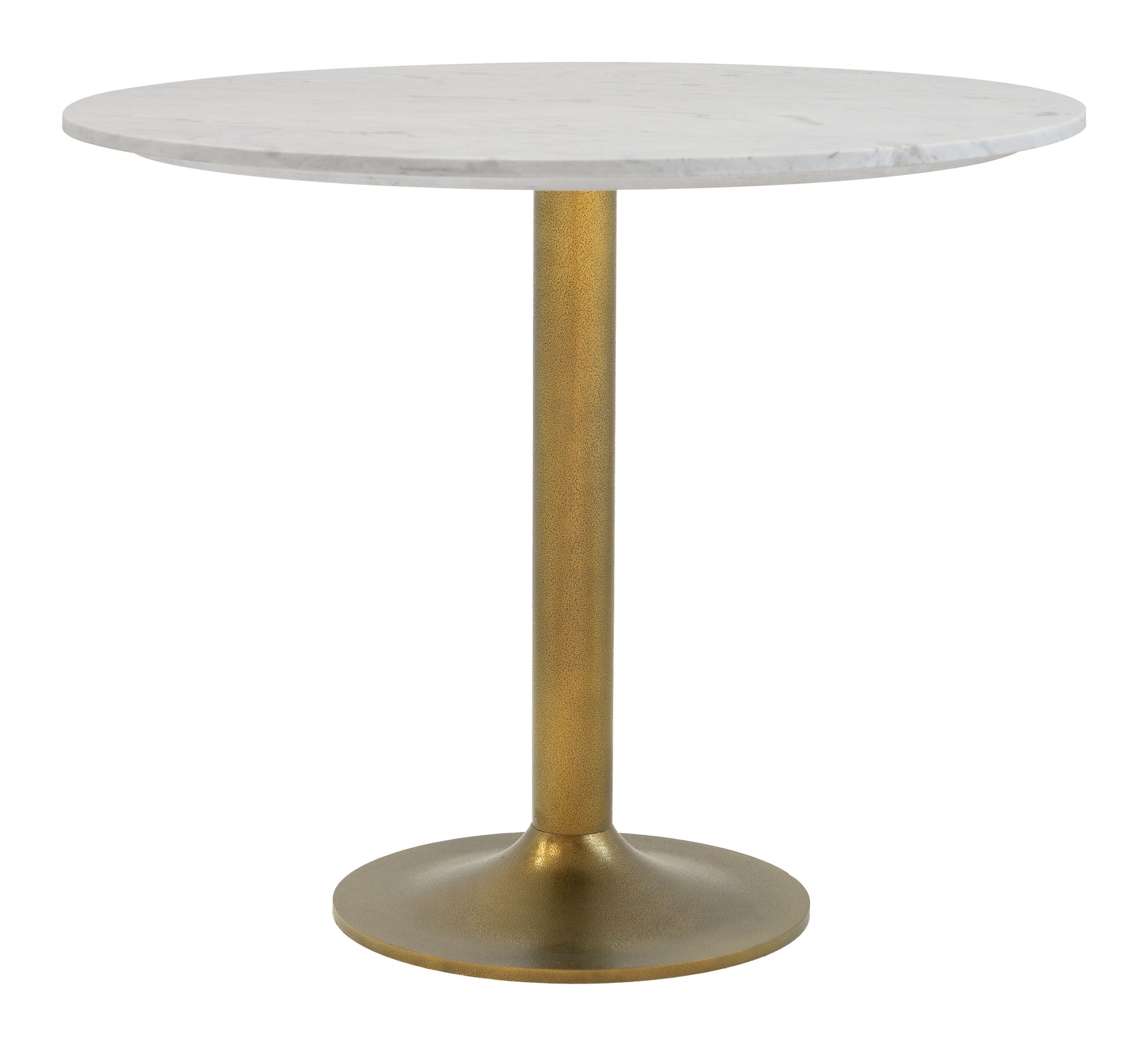 Fullerton White & Gold Dining Table