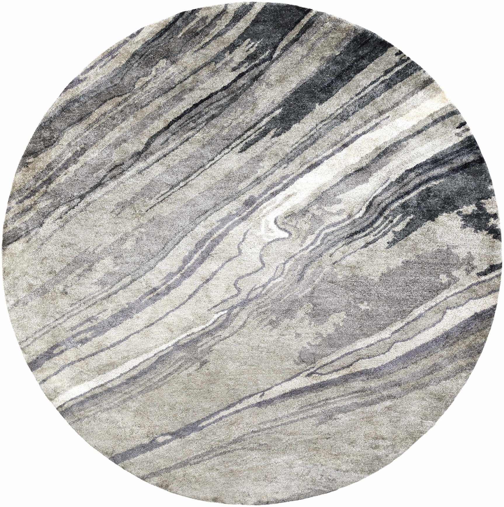 Dentsville Gray Marble Rug - Clearance