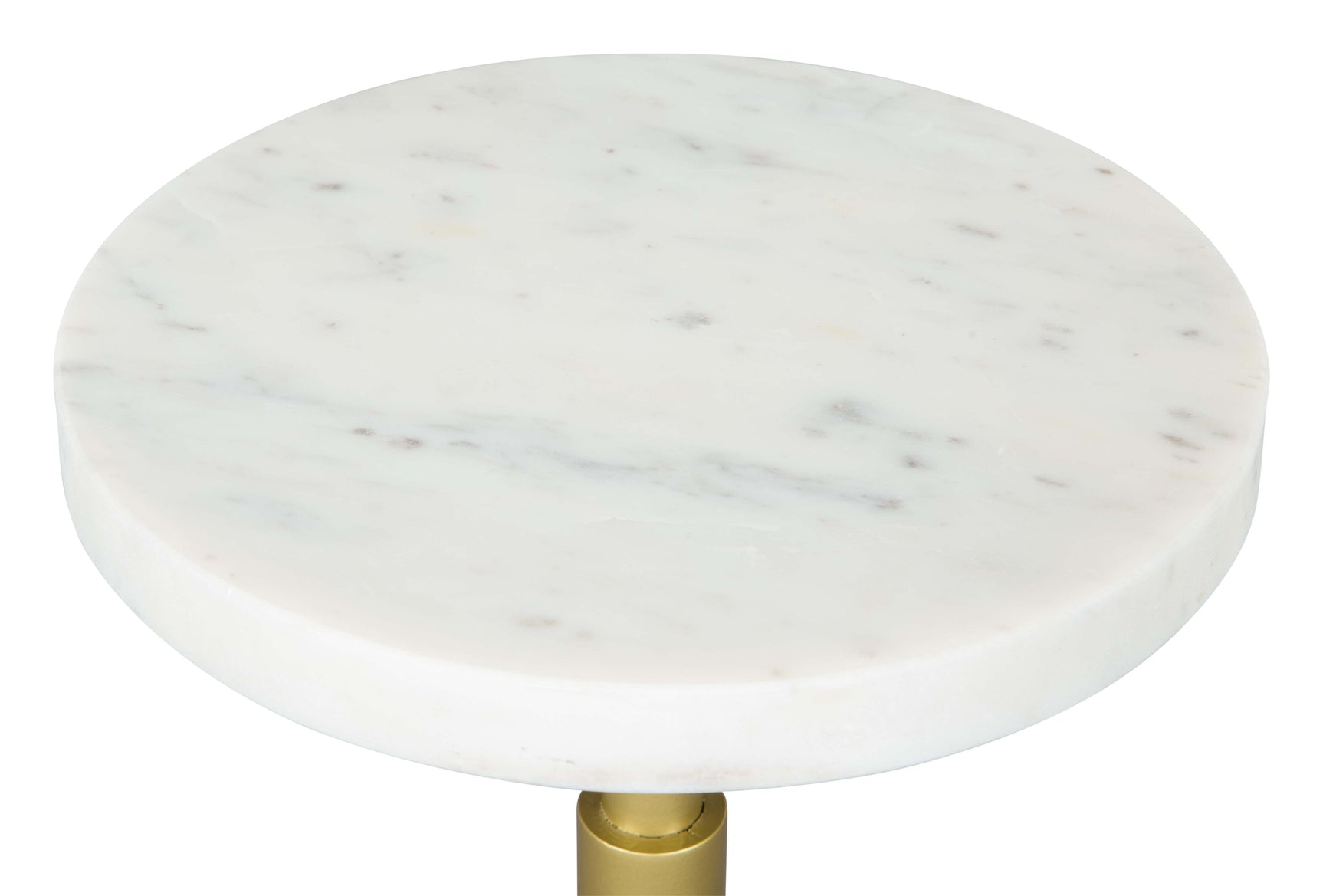 Maurice White & Gold Side Table