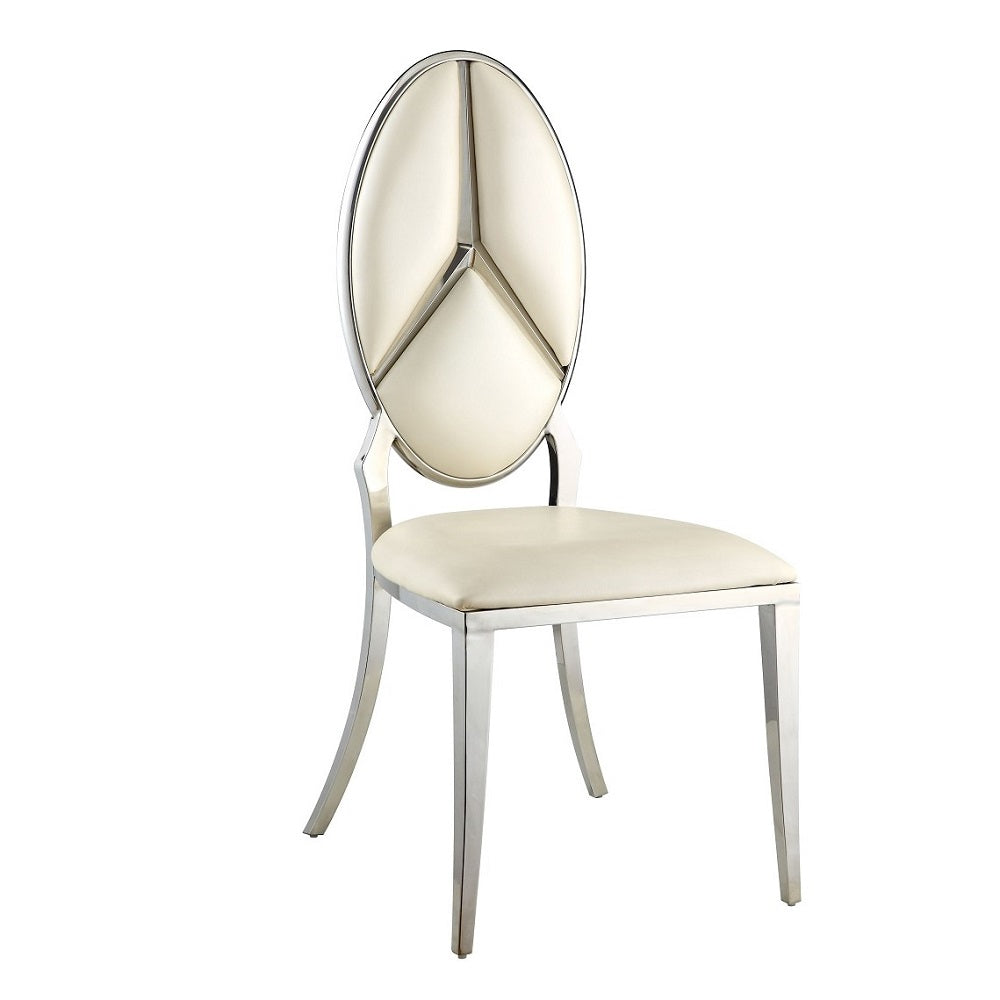 Cyrene Beige/Antique White Side Chair (Set of 2)