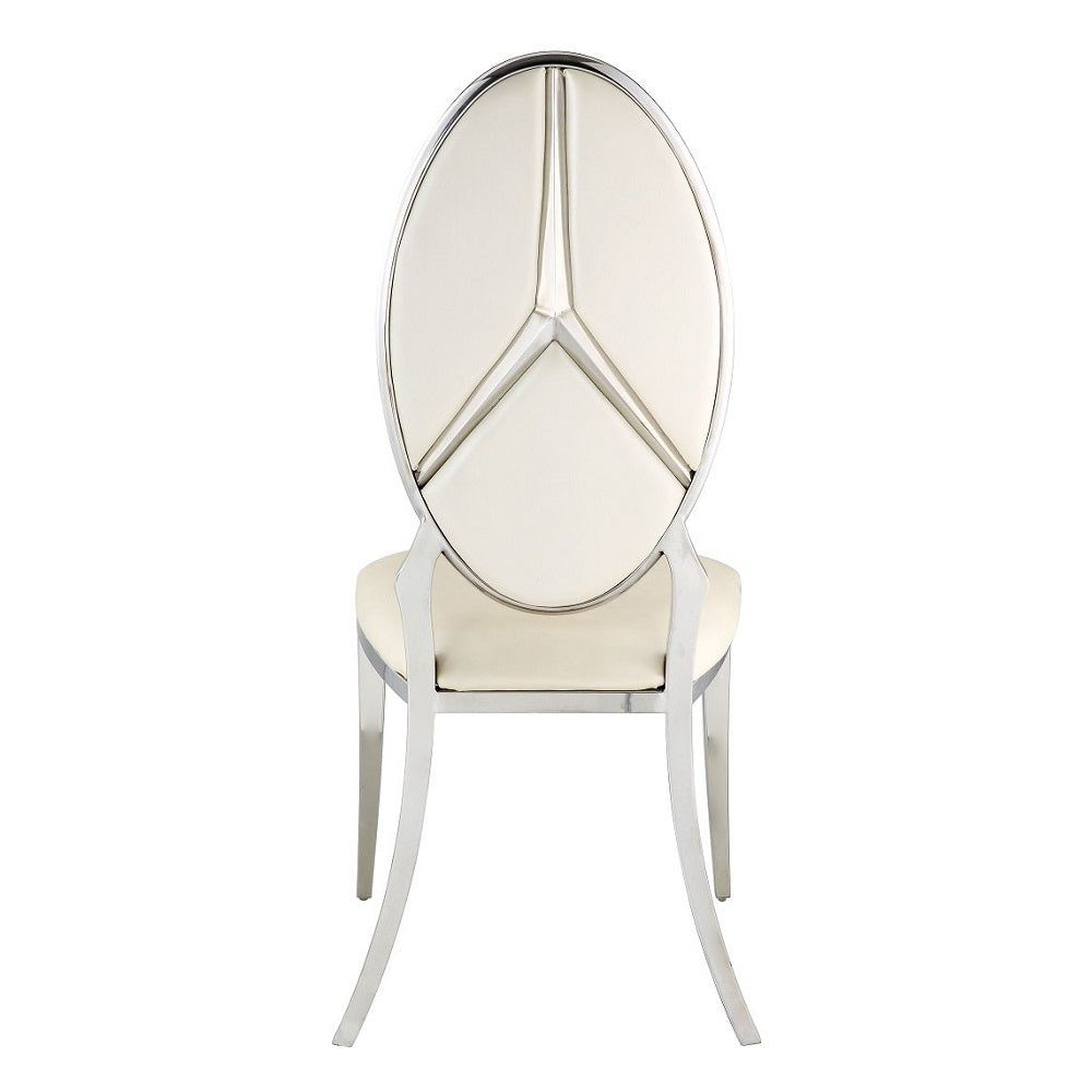 Cyrene Beige/Antique White Side Chair (Set of 2)