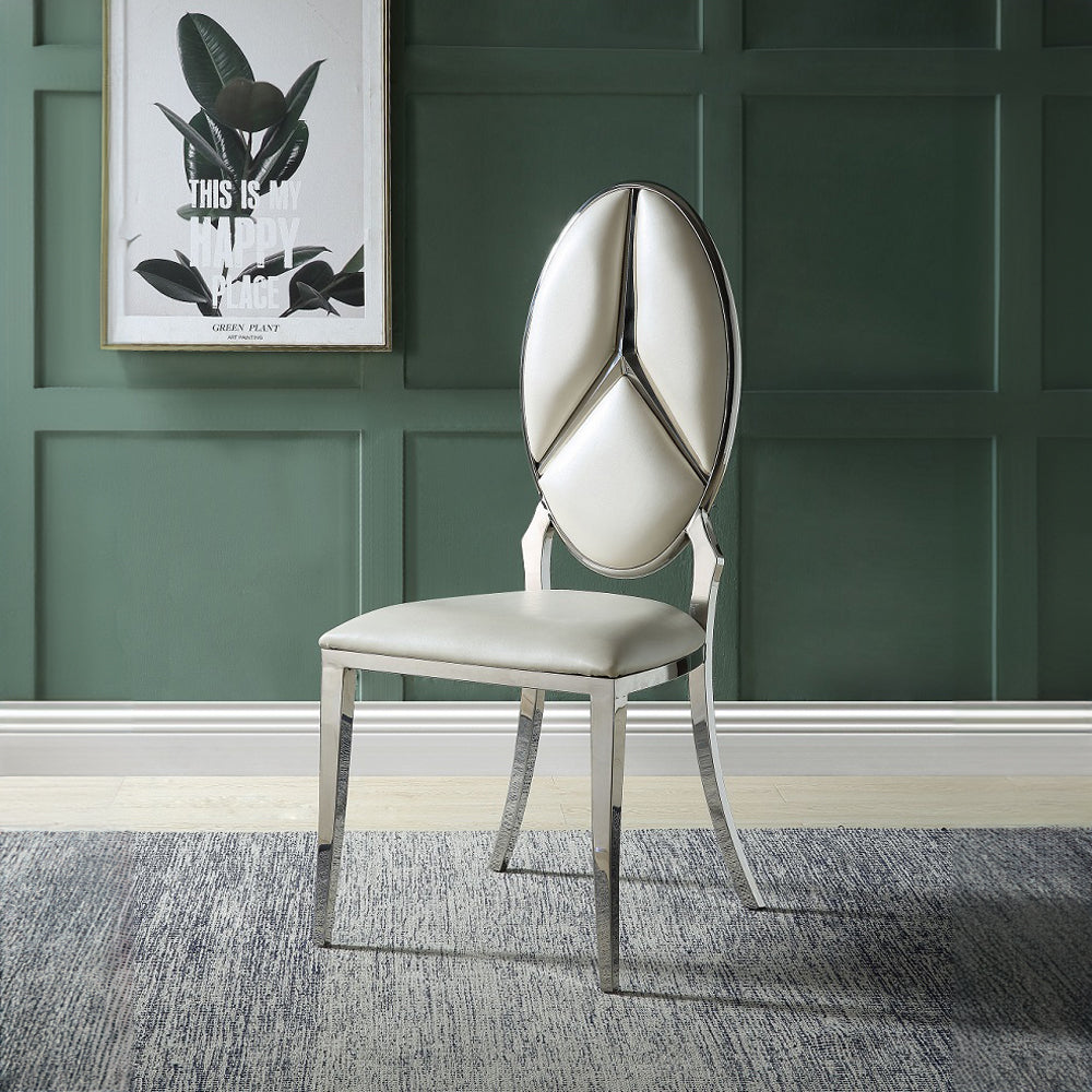 Cyrene Beige/Antique White Side Chair (Set of 2)