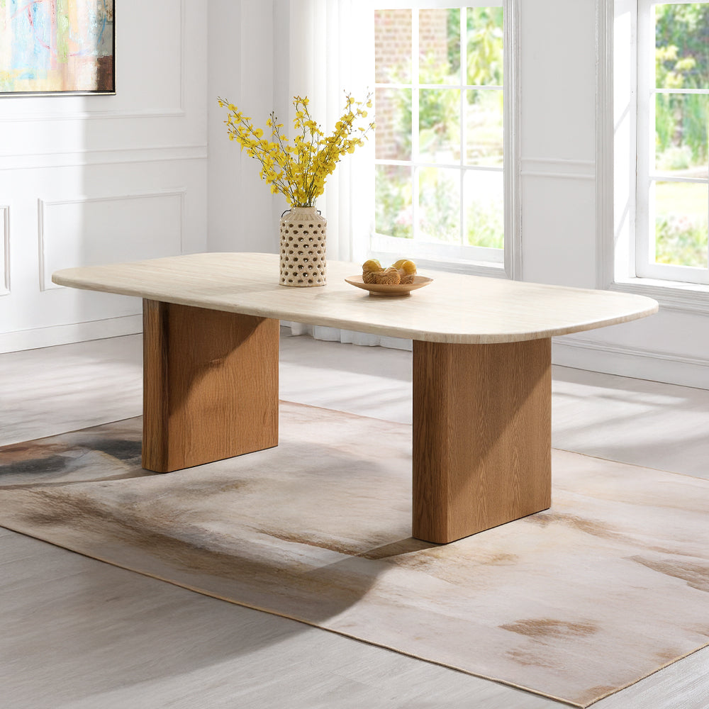 Lidi Brown/Natural Dining Table