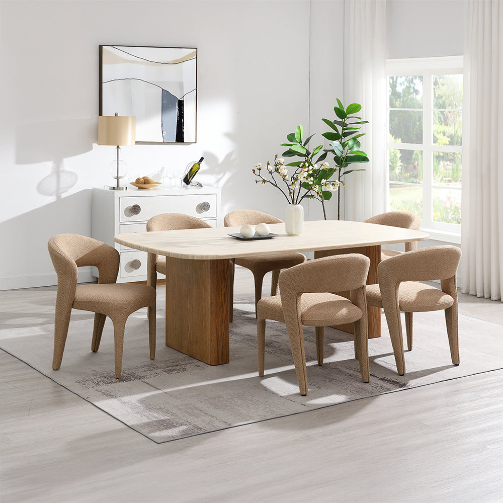 Lidi Brown/Natural Dining Table