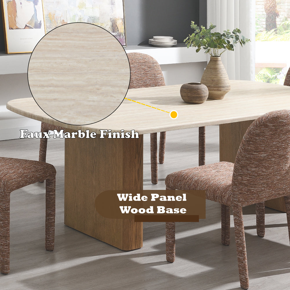 Lidi Brown/Natural Dining Table