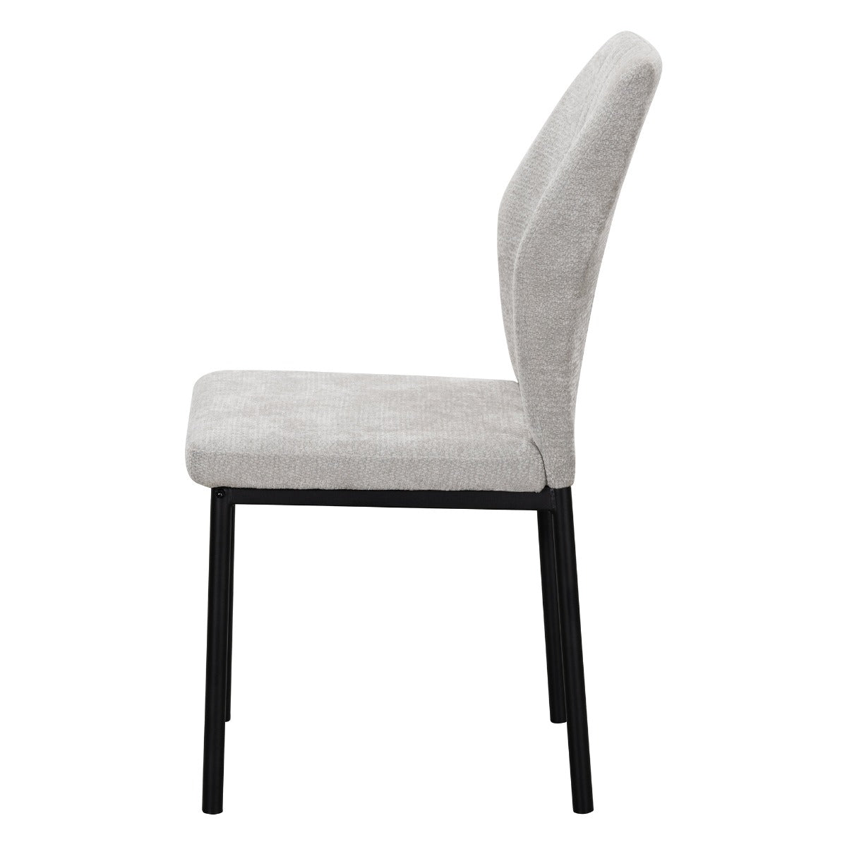 Leander Gray Side Chair (Set-2)