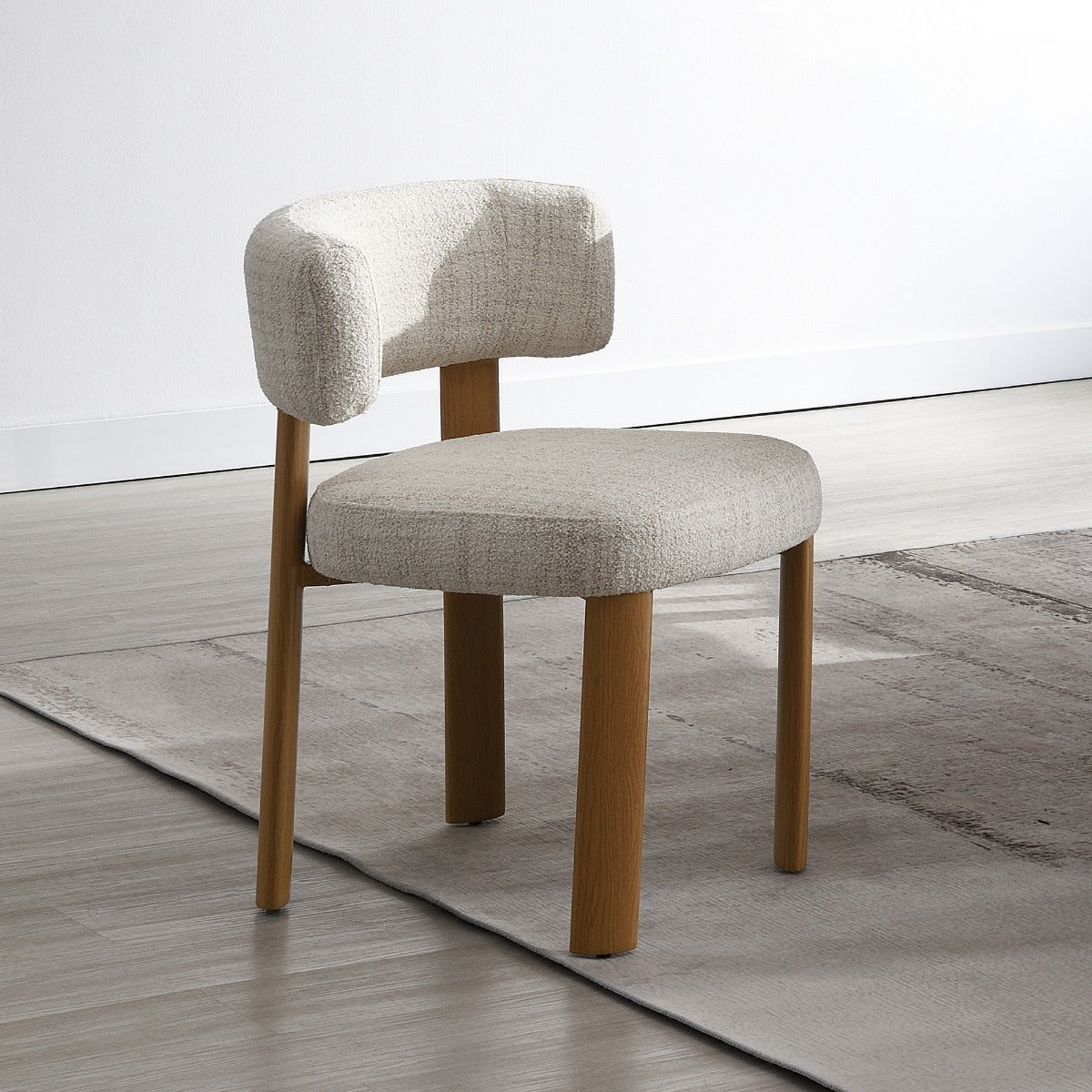 Ogin Beige/Gray Side Chair (Set of 2)