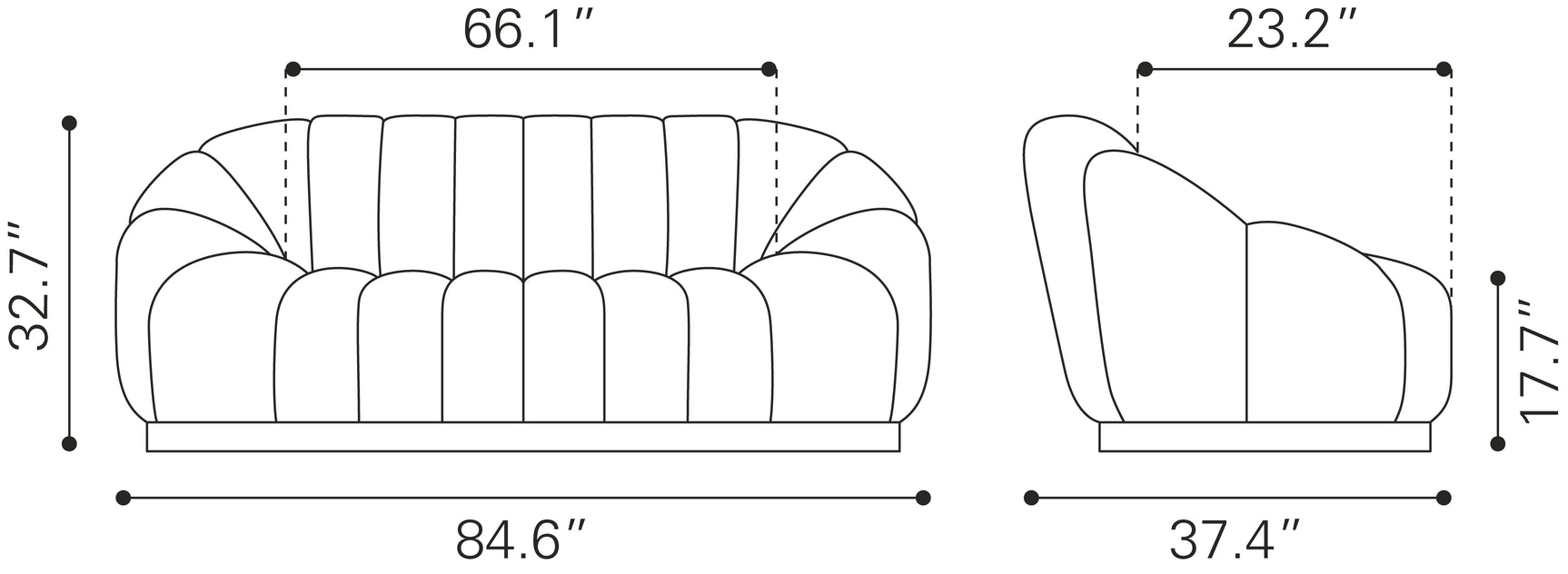 Bhutan Light Gray Sofa