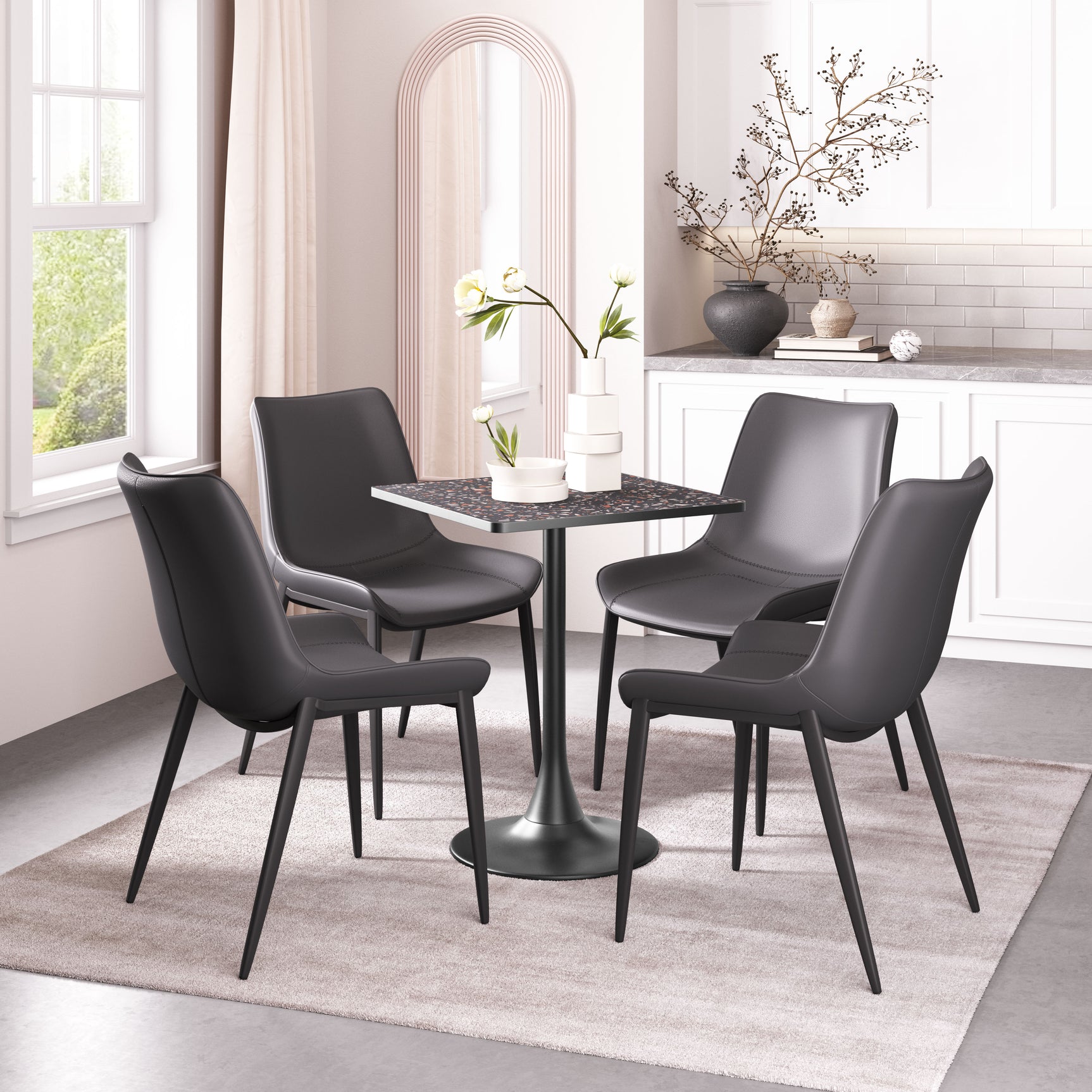 Magnus Black Dining Chair (Set of 2)