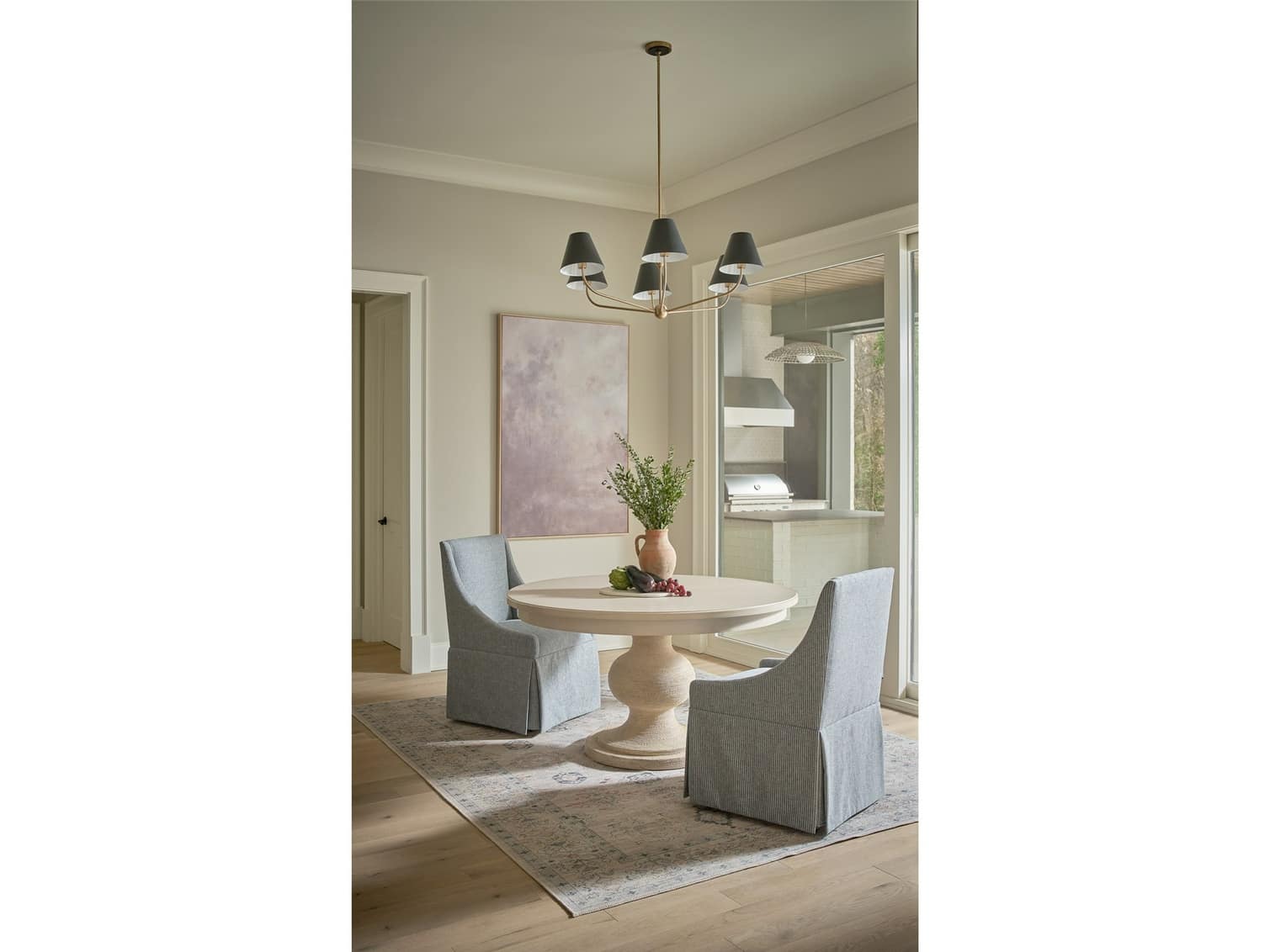 Birchaven Willow/Abaca Wrapped Dining Table