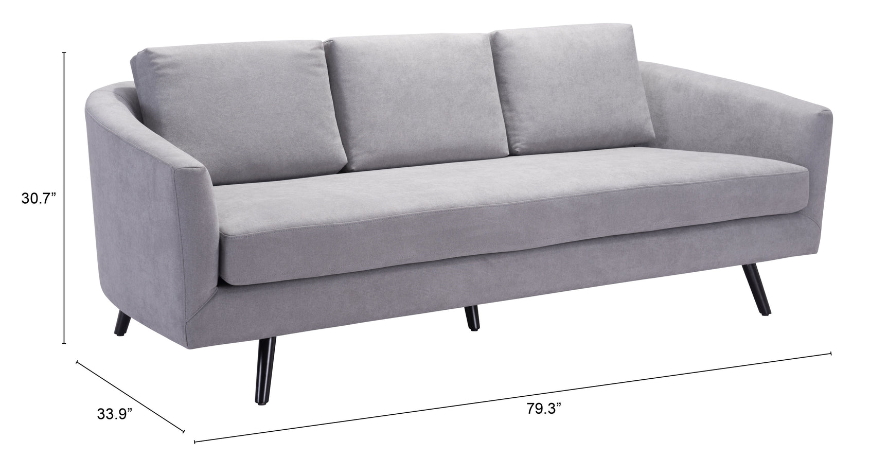 Divinity Gray Sofa