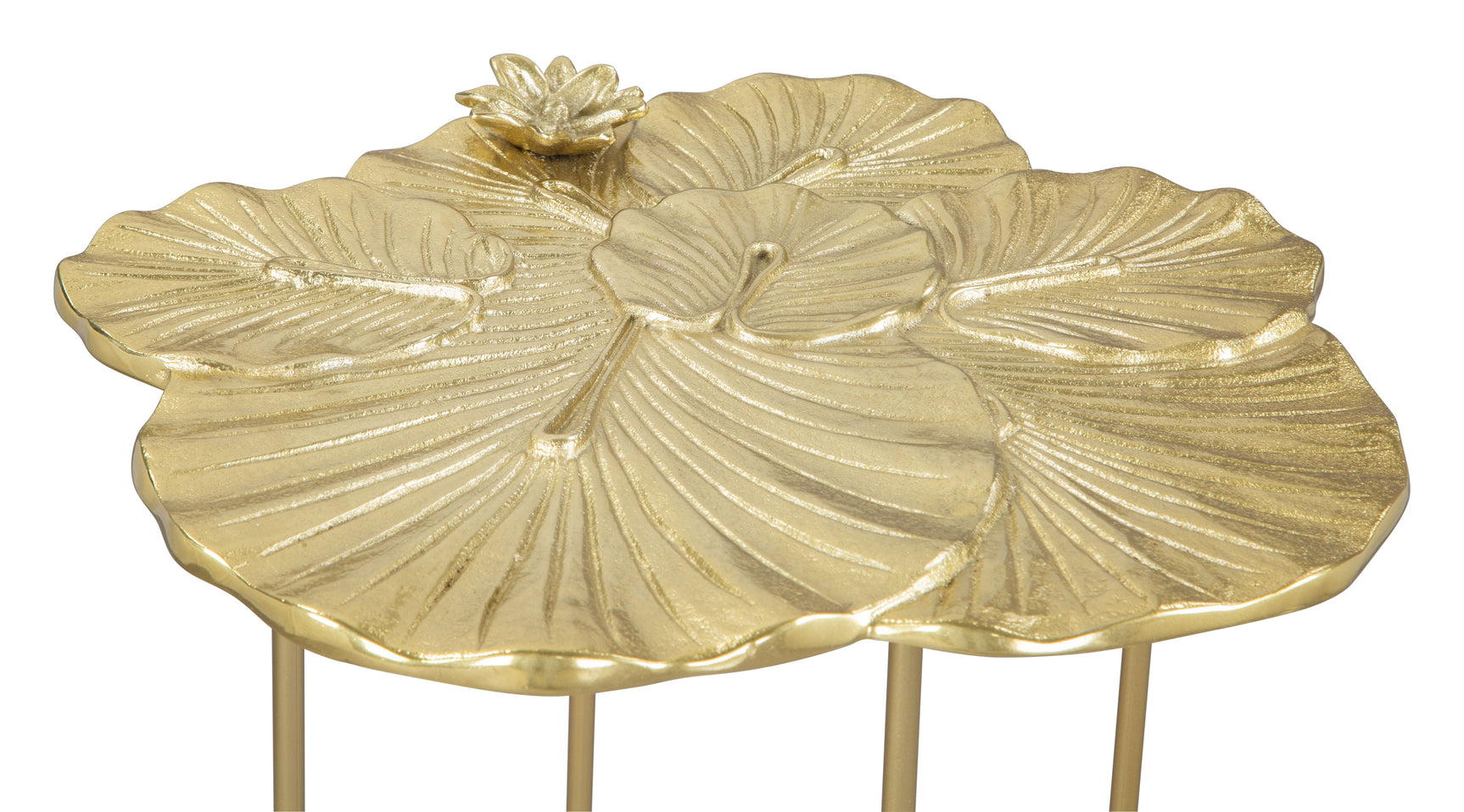 Lotus Gold Side Table