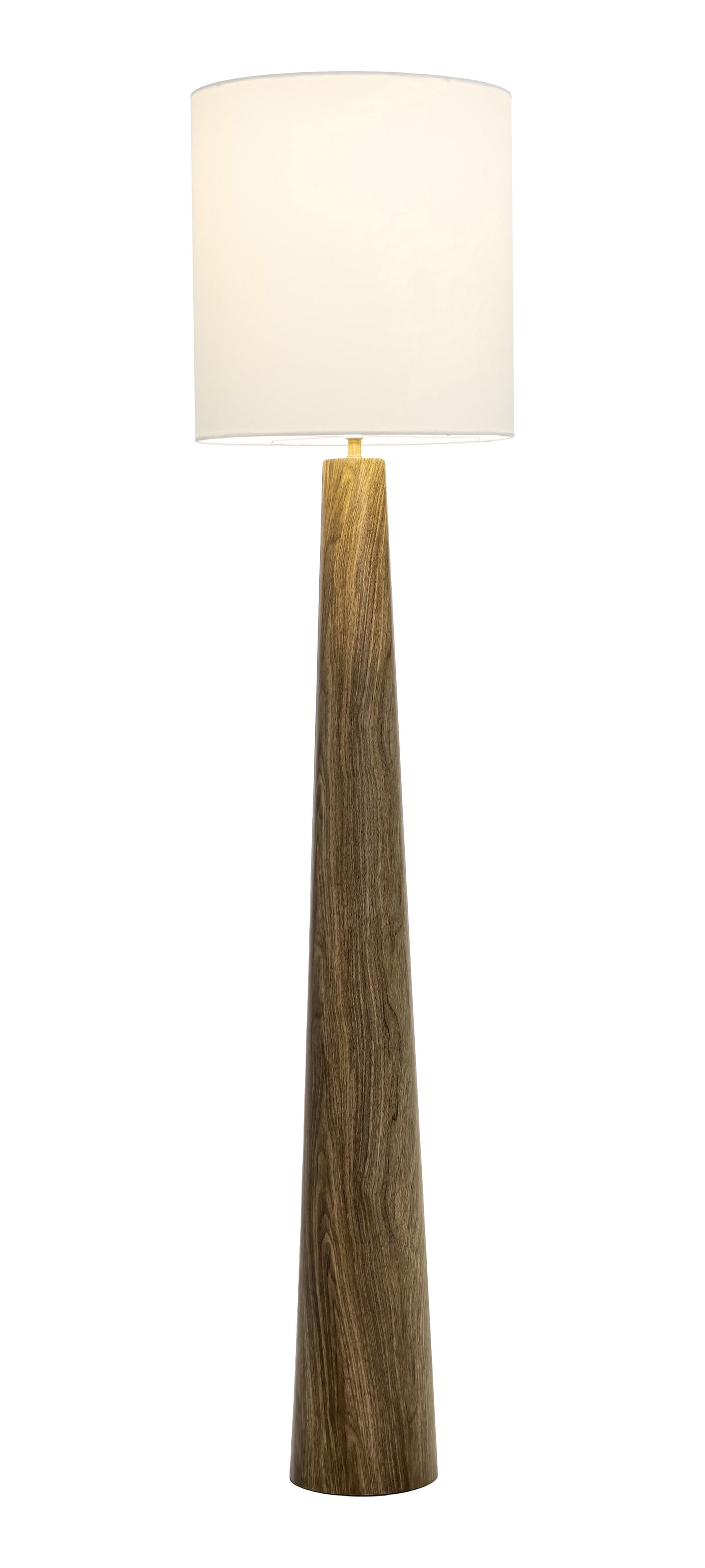 Woonari Brown Solar Floor Lamp