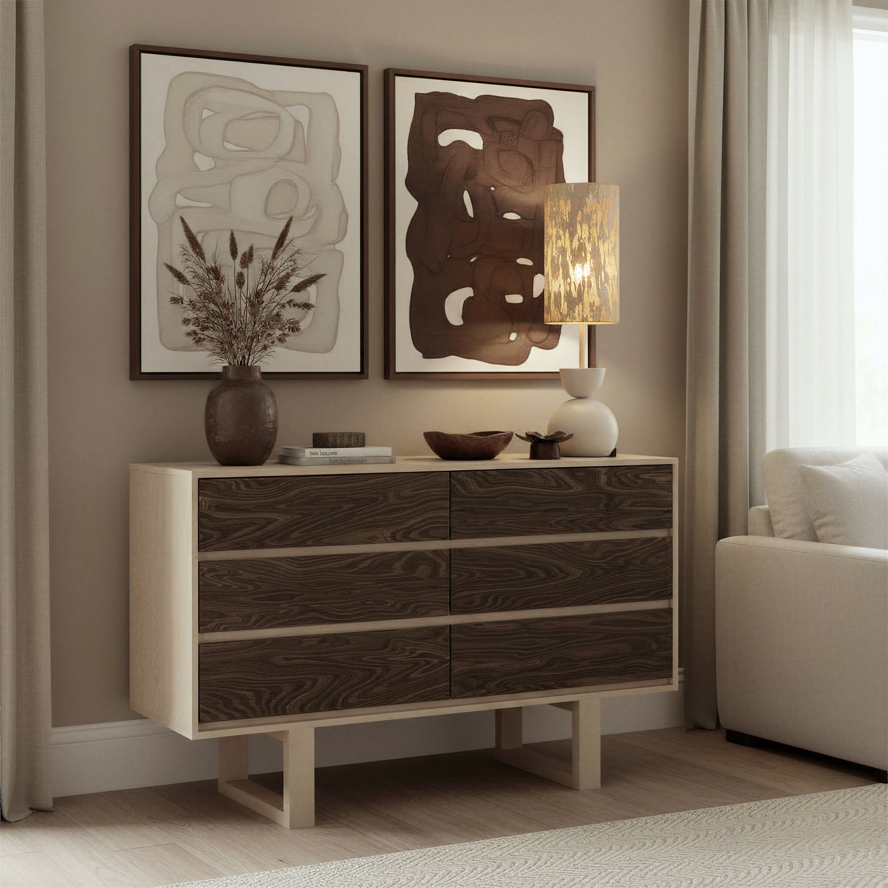 Gochi White Table Lamp