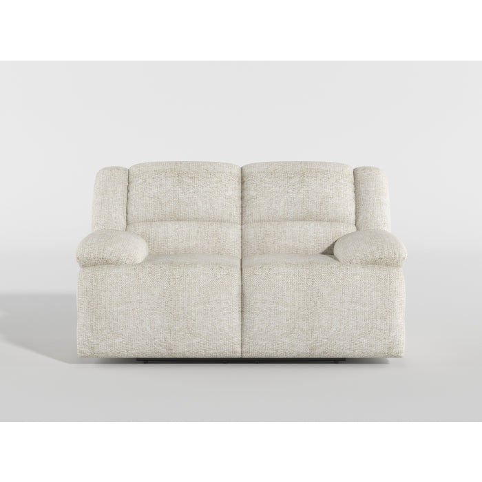 Caliber Beige Power Double Reclining Loveseat