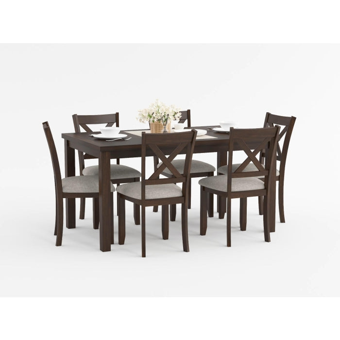 Challis Brown 7-Piece Pack Dinette Set