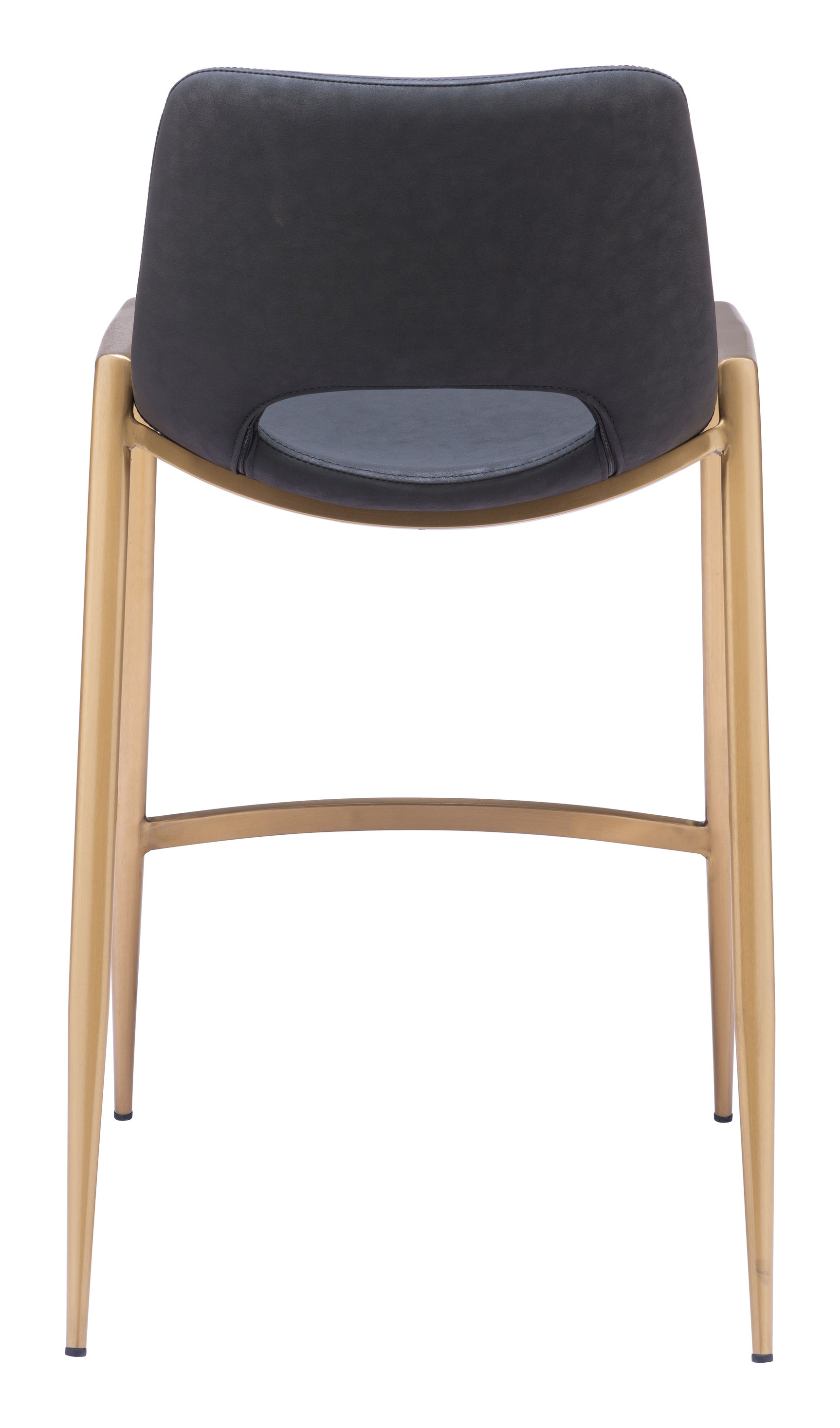 Desi Black & Gold Counter Stool (Set of 2)