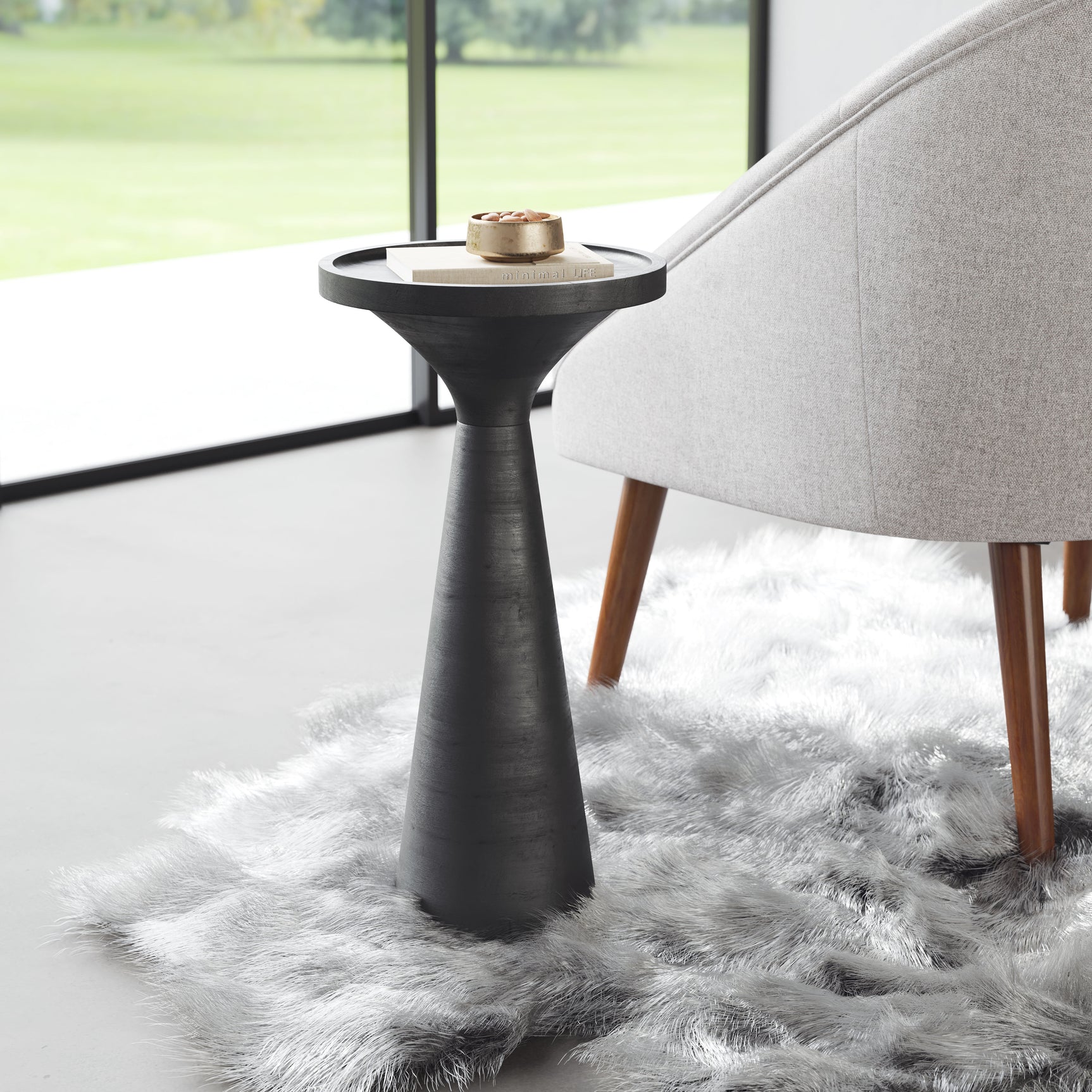 Omni Black Side Table