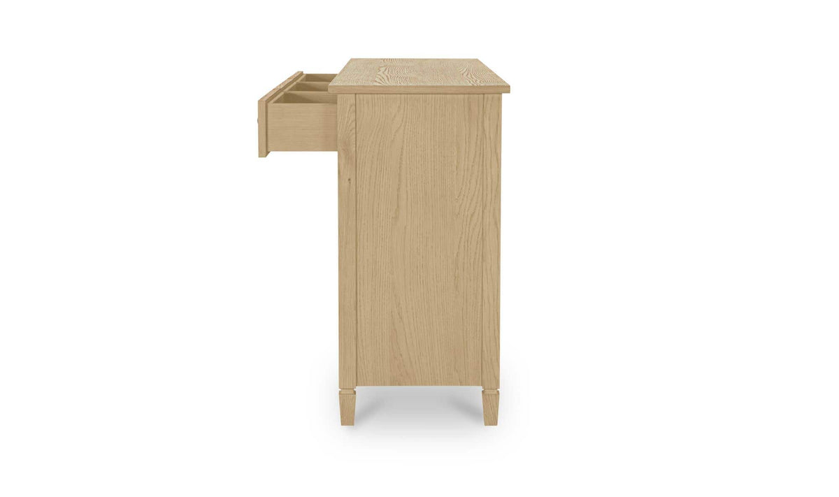 Isabelle Light Blue Stripe Console Table