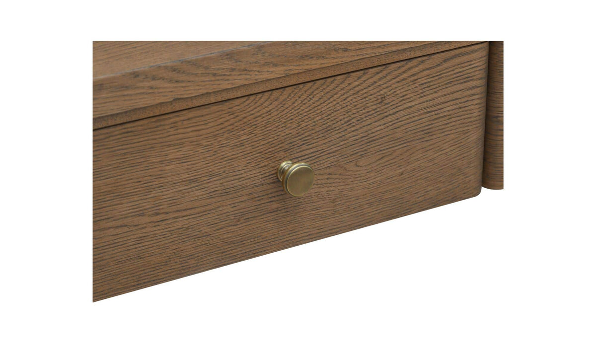 Evermore Natural Console Table Brown