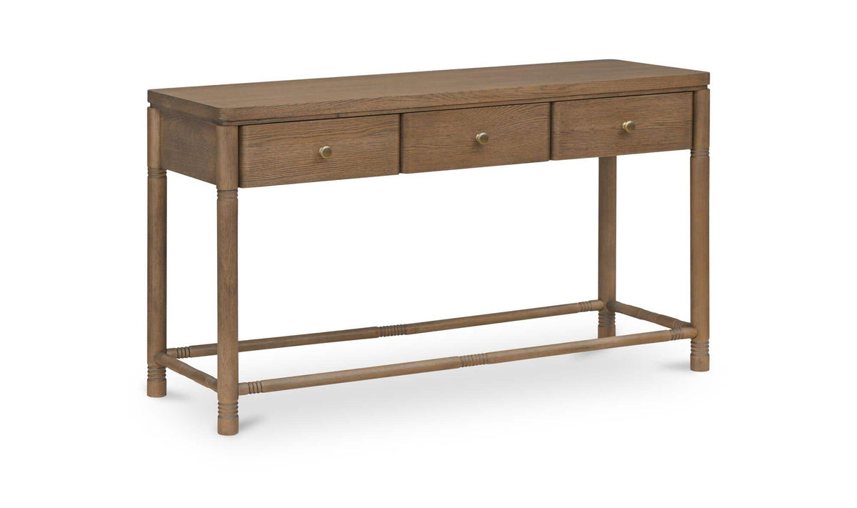 Evermore Natural Console Table Brown