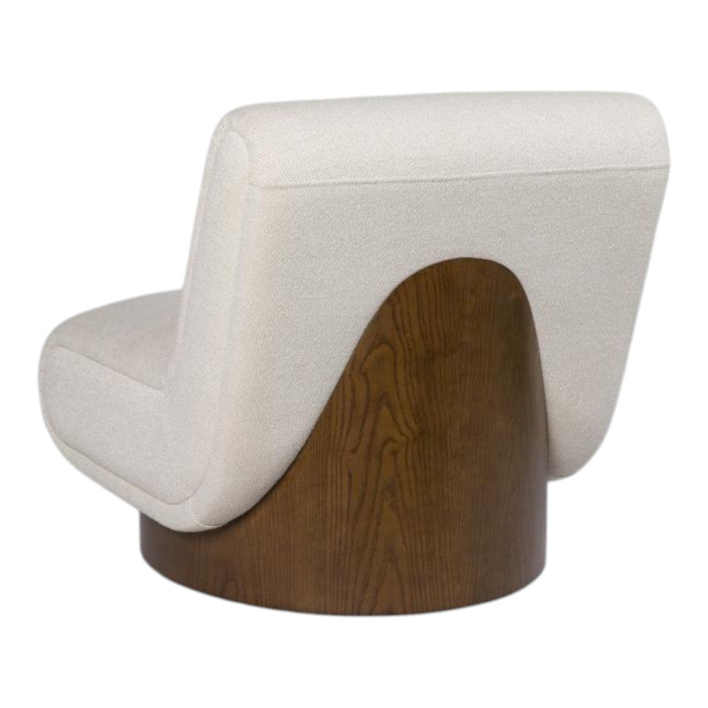 Hartland Tan Armless Swivel Chair