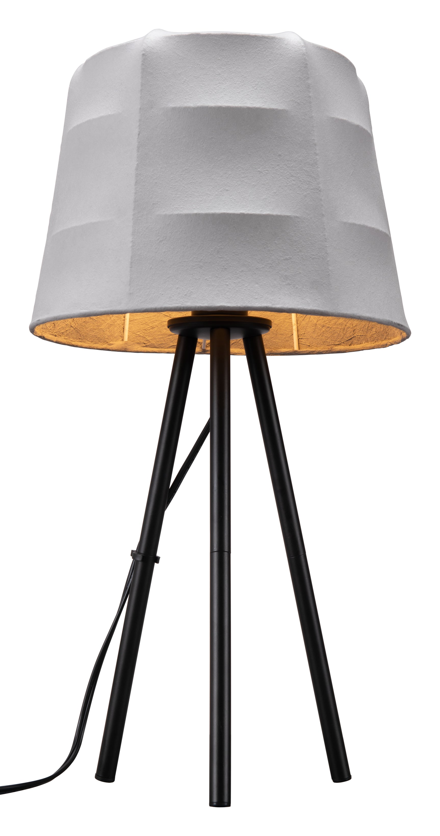 Mozzi Gray & Black Table Lamp