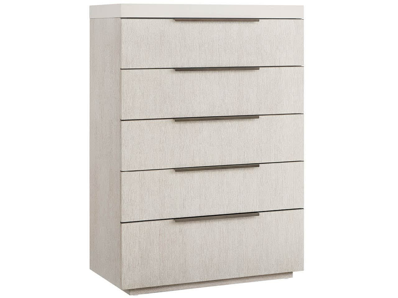 Quartz Mist/White Drawer Chest