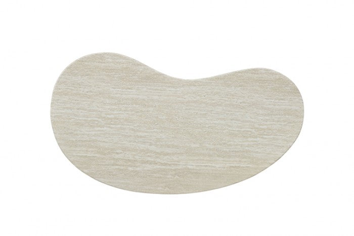 Cloris Walnut/Soft Beige Coffee Table