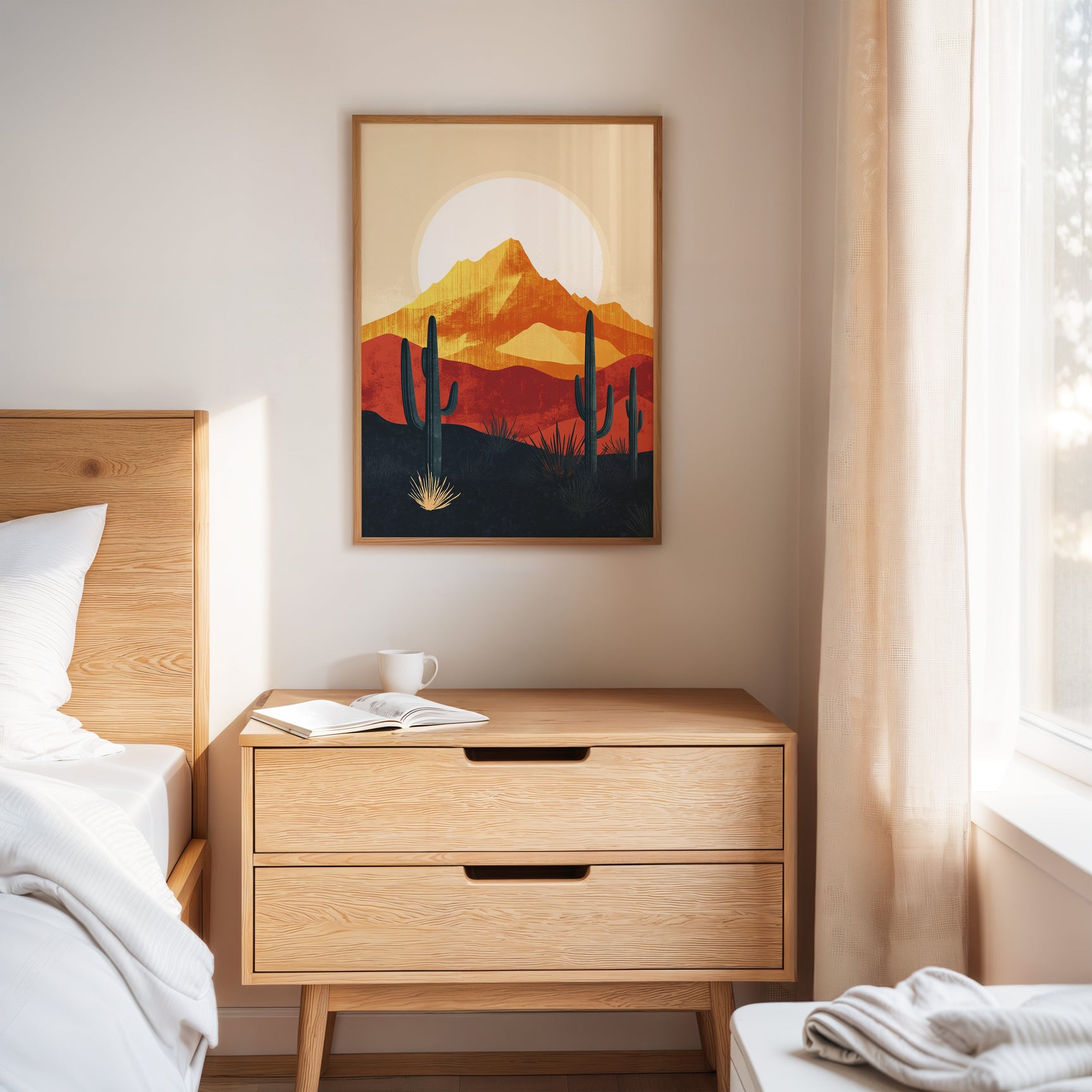 Desert Sunrise - Bold Landscape Art