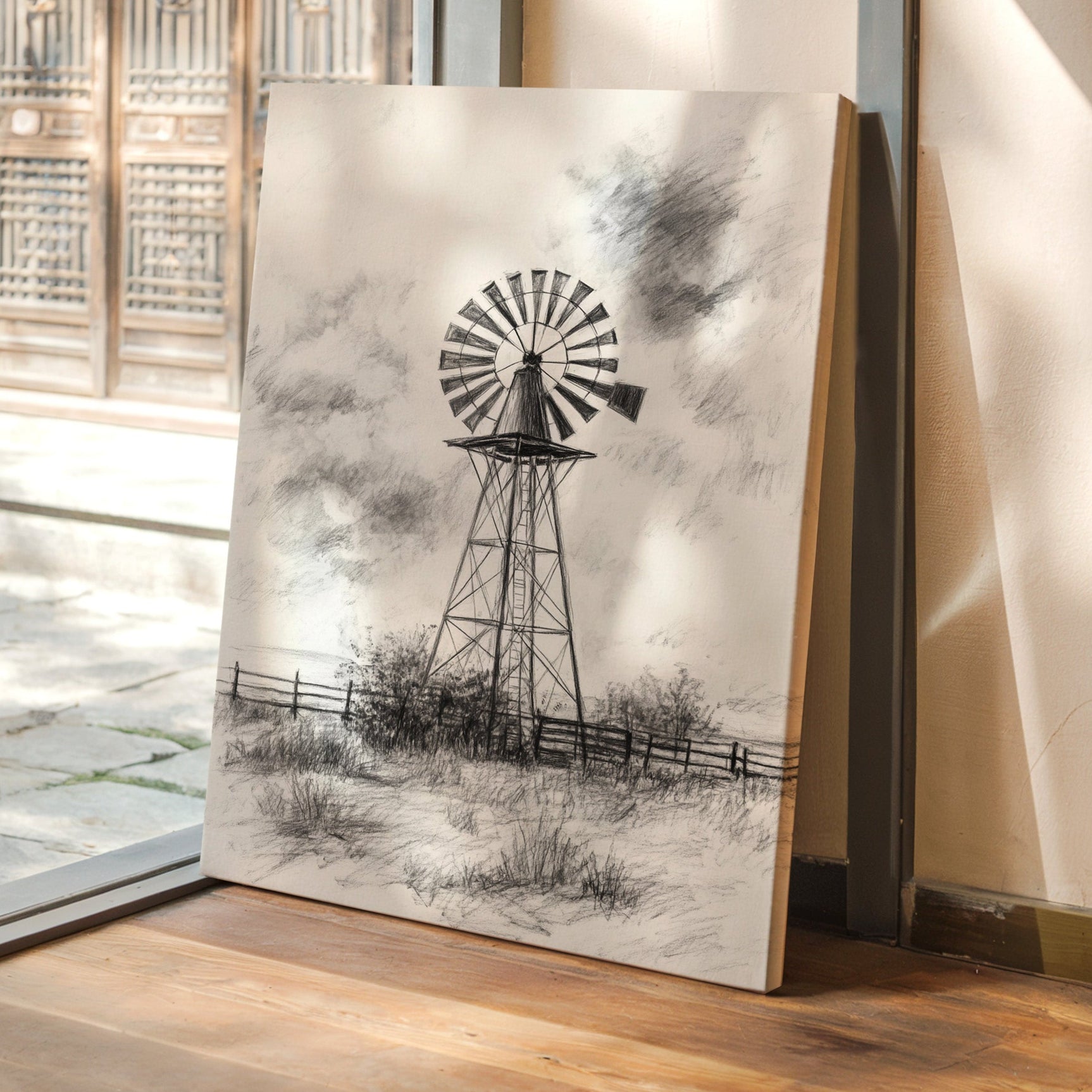Monochrome Windmill