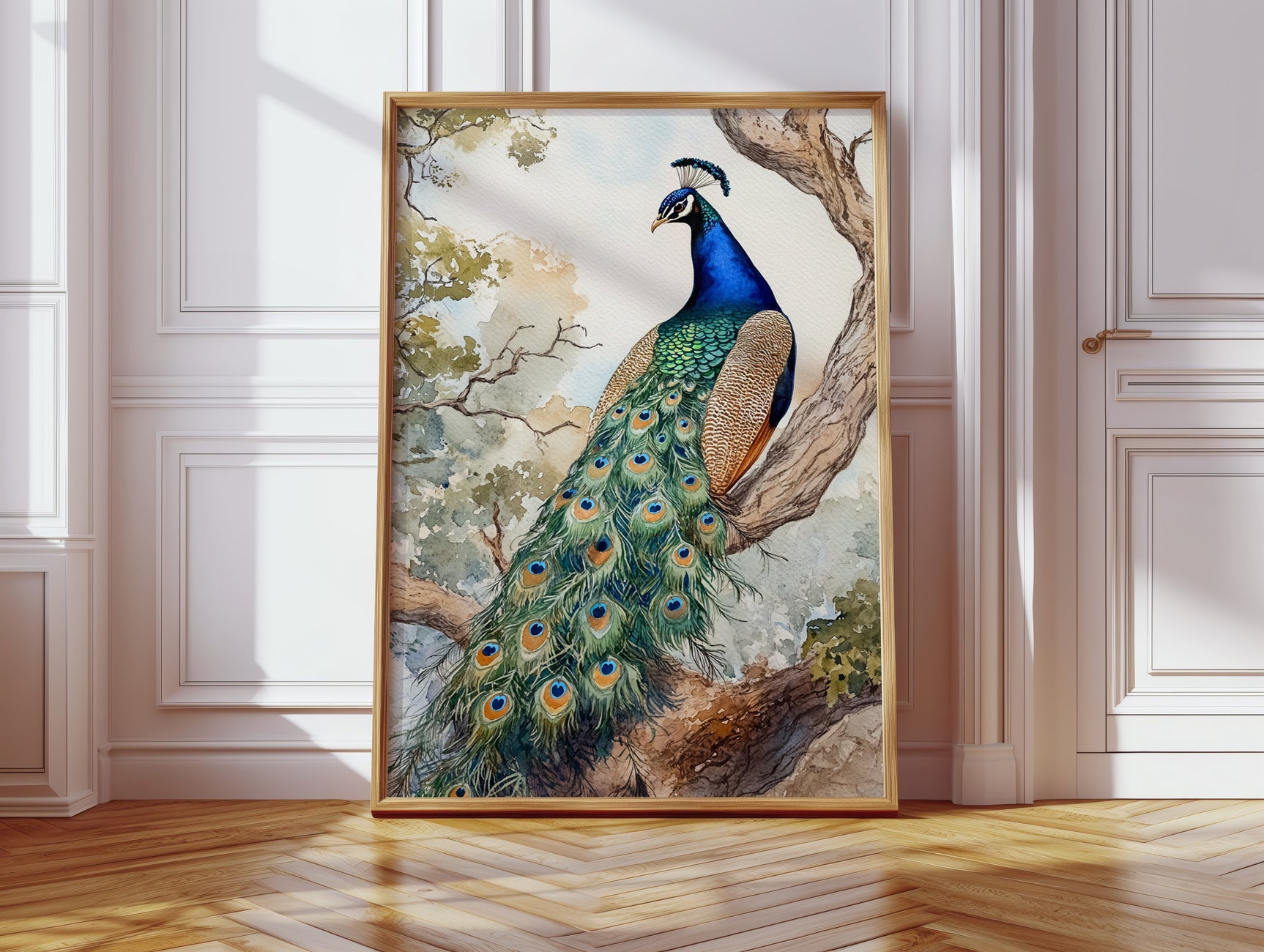 Emerald Peacock Elegance