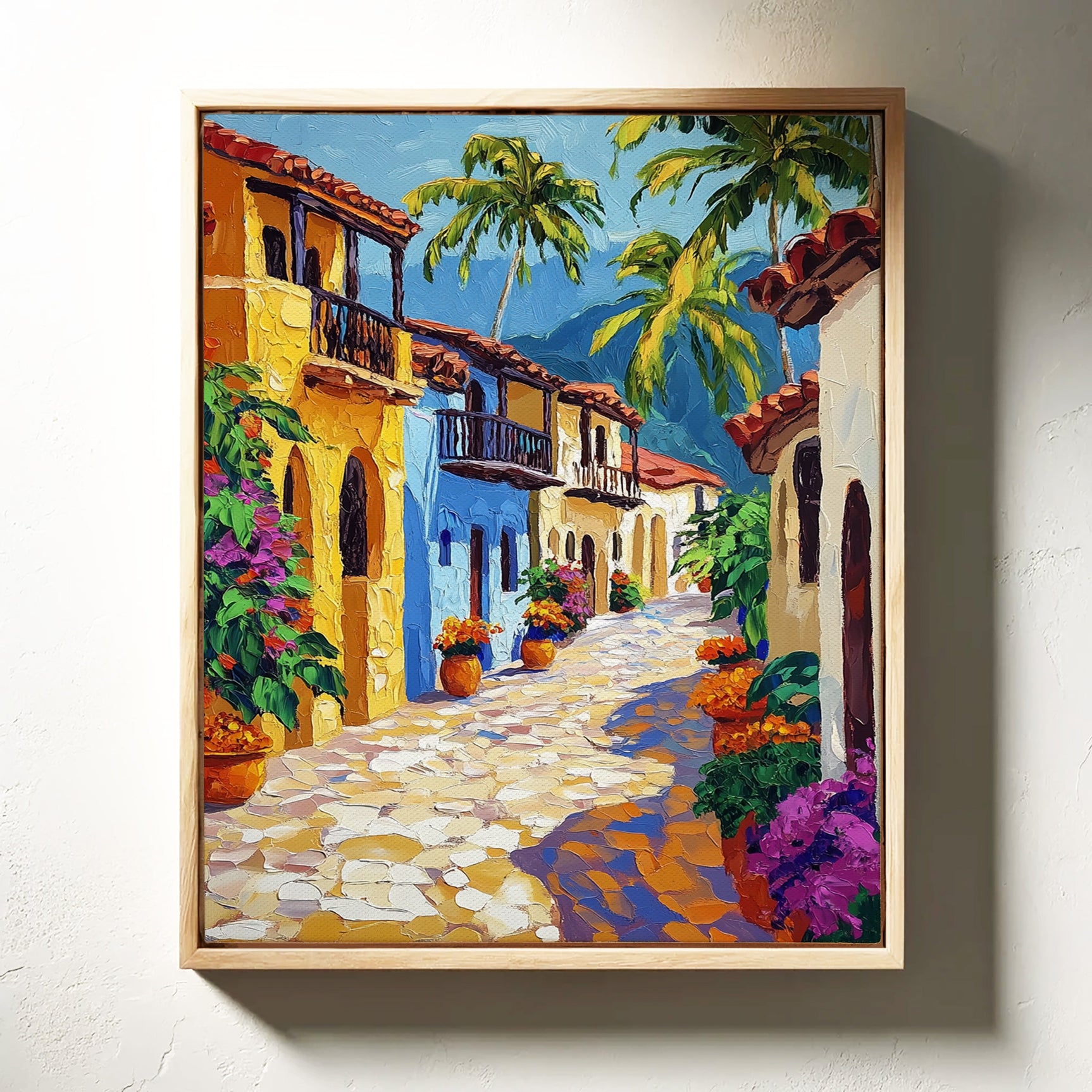 Sunlit Pathways of Color