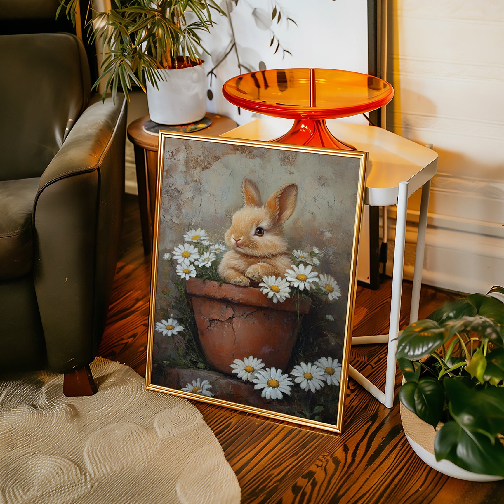 Rustic Bunny Blossom Reverie