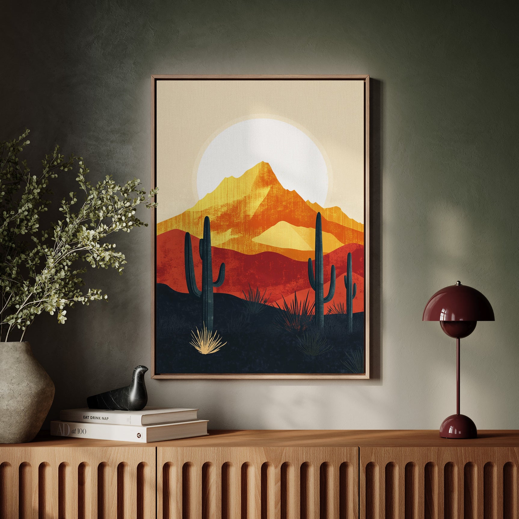 Desert Sunrise - Bold Landscape Art