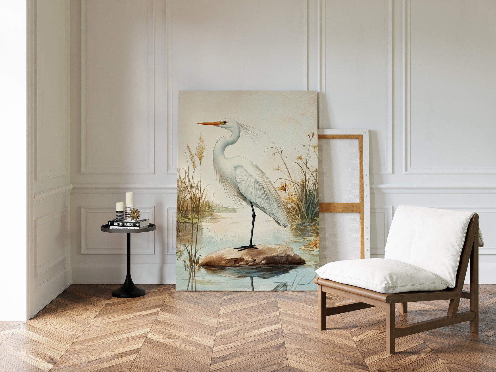 Tranquil Heron Reverie