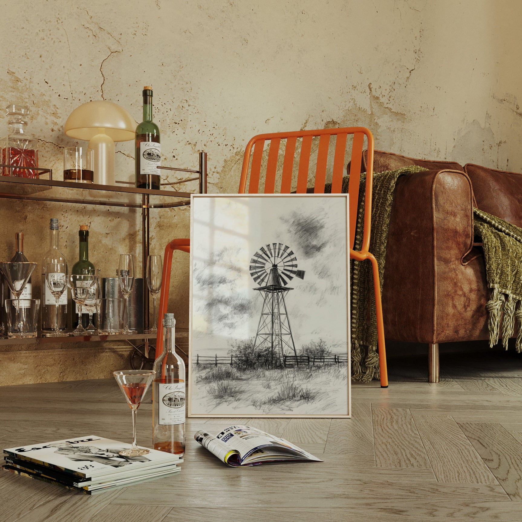Monochrome Windmill