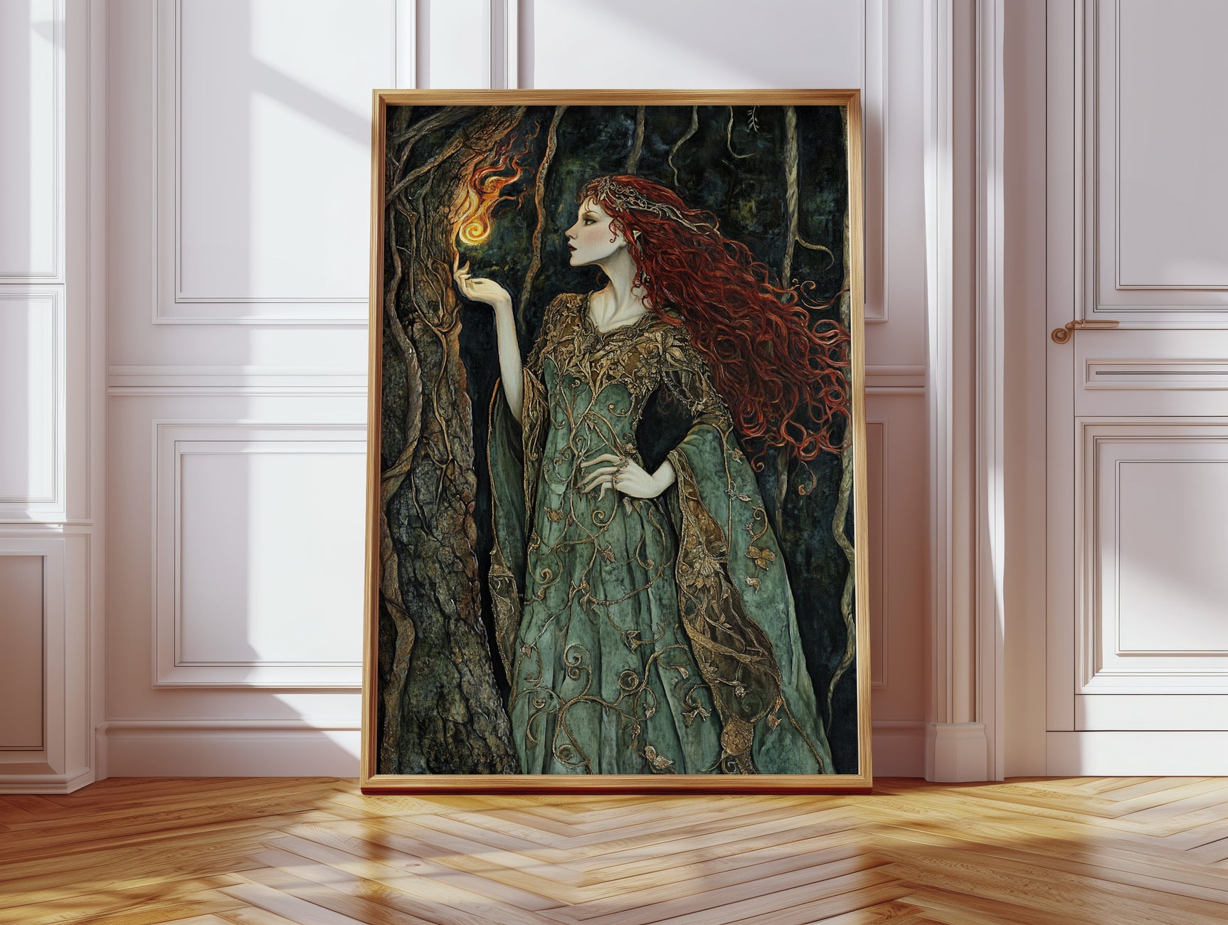 Ember's Light in the Forest