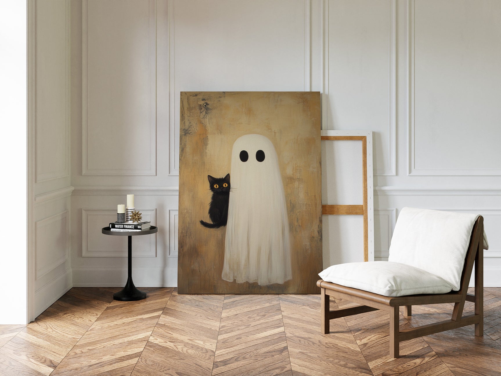 Spooky Feline Friendship