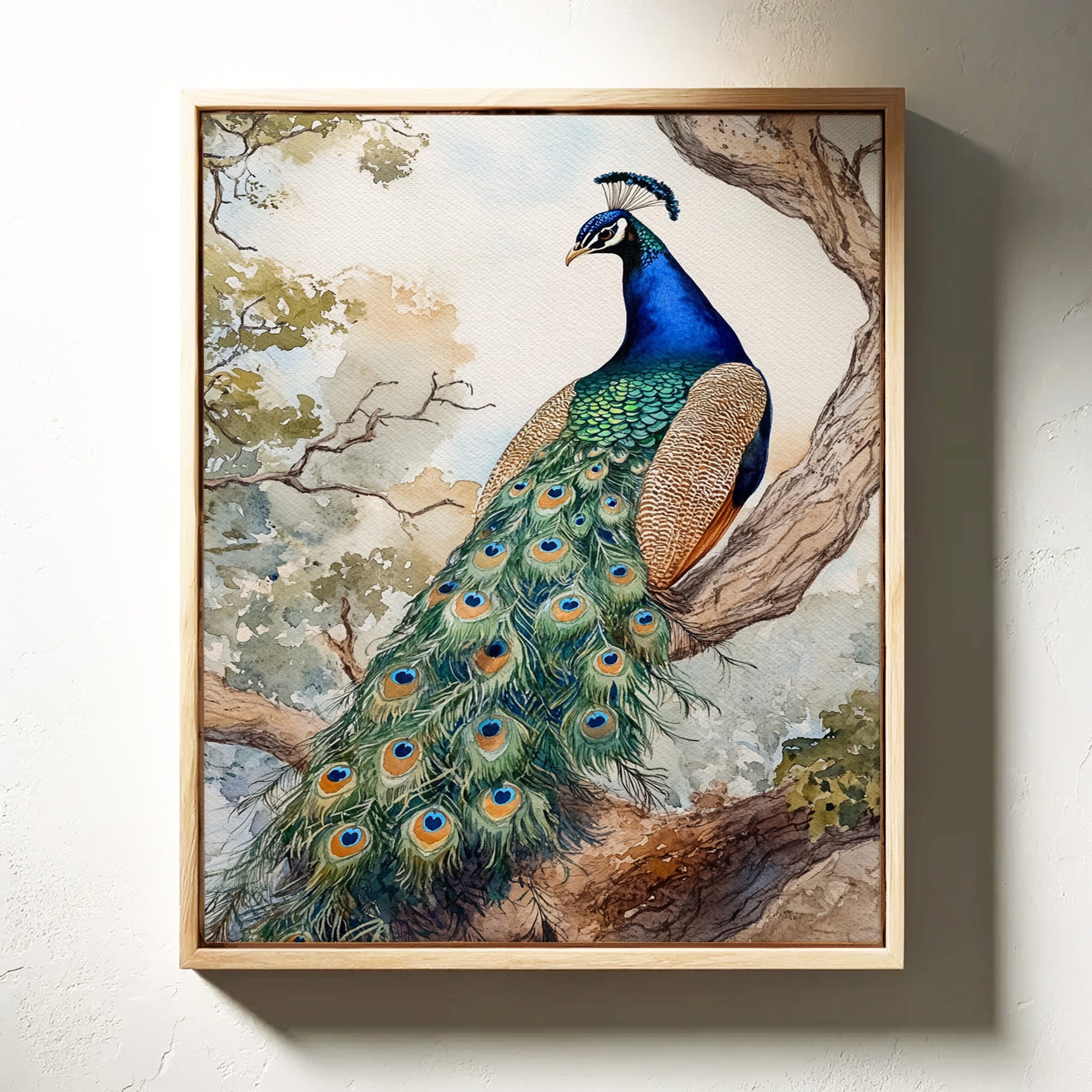 Emerald Peacock Elegance