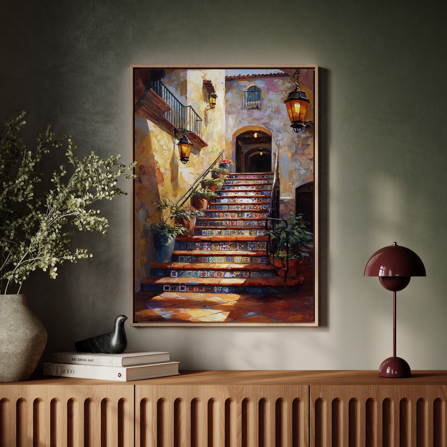 Steps Adorned in Colorful Tales