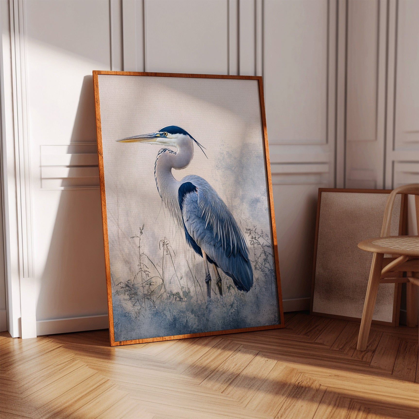 Azure Elegance in Mist