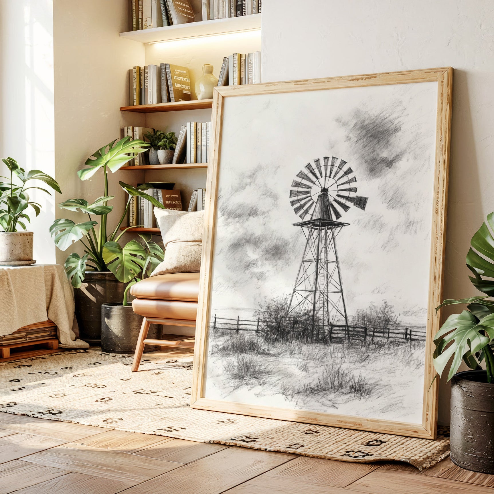 Monochrome Windmill