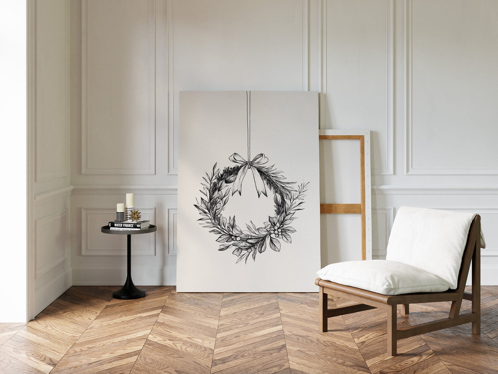 Simple Hand-Drawn Wreath